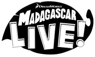 DREAMWORKS MADAGASCAR LIVE! logo