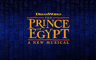 DREAMWORKS THE PRINCE OF EGYPT A NEW MUSICAL logo