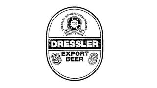 DRESSLER EXPORT BEER DRESSLER BRAUEREI GMBH BREMEN RING BRAND SINCE 1871 logo