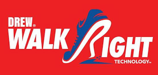 DREW WALK RIGHT TECHNOLOGY logo