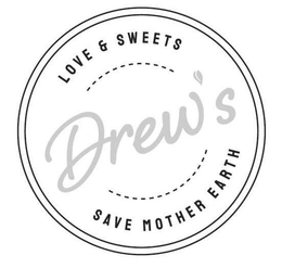 DREW'S  LOVE & SWEETS  SAVE MOTHER EARTH logo