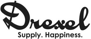 DREXEL SUPPLY. HAPPINESS. logo