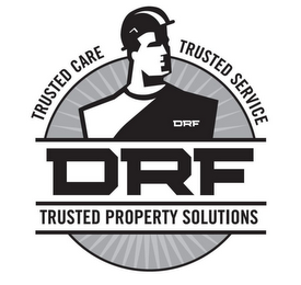 DRF TRUSTED PROPERTY SOLUTIONS TRUSTED CARE TRUSTED SERVICE DRF logo
