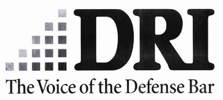 DRI THE VOICE OF THE DEFENSE BAR logo