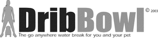 DRIBBOWL THE GO ANYWHERE WATER BREAK FOR YOU AND YOUR PET logo