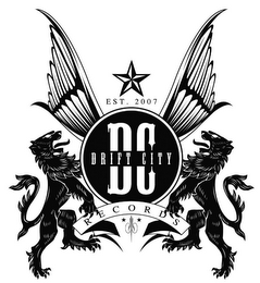 DRIFT CITY RECORDS DC EST. 2007 logo