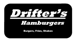 DRIFTER'S HAMBURGERS BURGERS, FRIES, SHAKES logo