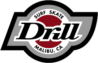 DRILL SURF SKATE MAILIBU, CA logo