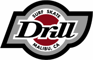 DRILL SURF SKATE MALIBU, CA logo