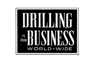 DRILLING IS OUR BUSINESS WORLD-WIDE logo