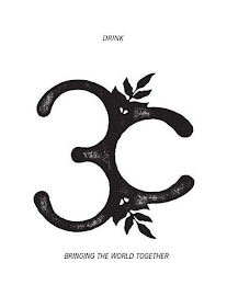 DRINK 3C BRINGING THE WORLD TOGETHER logo