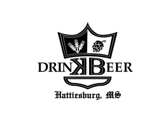 DRINK BEER HATTIESBURG, MS logo
