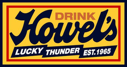 DRINK HOWEL'S LUCKY THUNDER EST. 1965 logo