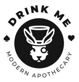 DRINK ME MODERN APOTHECARY logo