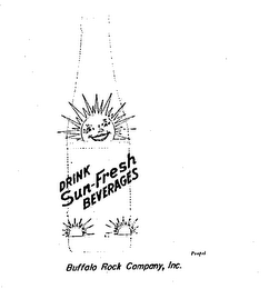 DRINK SUN-FRESH BEVERAGES logo