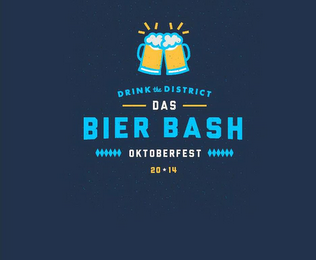DRINK THE DISTRICT DAS BIER BASH OKTOBERFEST 20 14 logo