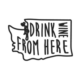 DRINK WINE FROM HERE logo