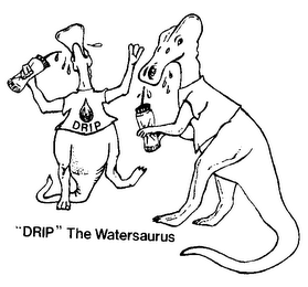 "DRIP" THE WATERSAURUS logo