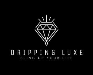 DRIPPING LUXE BLING UP YOUR LIFE logo