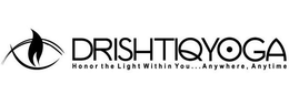 DRISHTIQYOGA HONOR THE LIGHT WITHIN YOU...ANYWHERE, ANYTIME logo