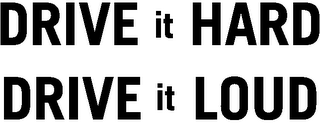DRIVE IT HARD, DRIVE IT LOUD logo