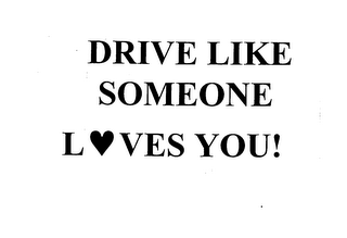 DRIVE LIKE SOMEONE LOVES YOU! logo