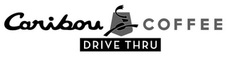 DRIVE THRU CARIBOU COFFEE logo