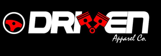 DRIVEN APPAREL CO. logo
