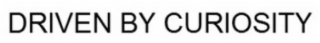 DRIVEN BY CURIOSITY logo