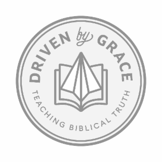 DRIVEN BY GRACE TEACHING BIBLICAL TRUTH logo