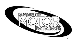DRIVEN BY THE MOTOR DATABASE logo