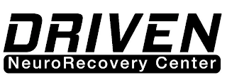 DRIVEN NEURORECOVERY CENTER logo
