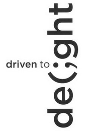 DRIVEN TO DE(;GHT logo