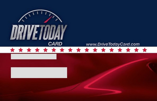 DRIVETODAY CARD WWW.DRIVETODAYCARD.COM logo