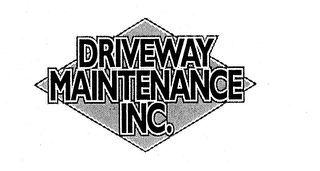 DRIVEWAY MAINTENANCE INC. logo