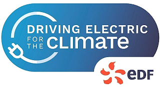 DRIVING ELECTRIC FOR THE CLIMATE EDF logo