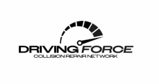 DRIVING FORCE, COLLISION REPAIR NETWORK logo