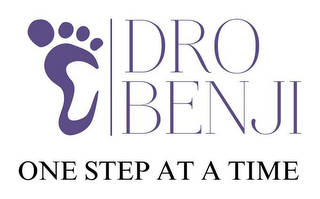 DRO BENJI ONE STEP AT A TIME logo