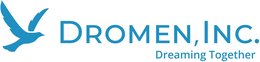 DROMEN, INC. DREAMING TOGETHER logo