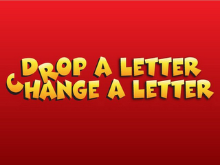 DROP A LETTER CHANGE A LETTER logo