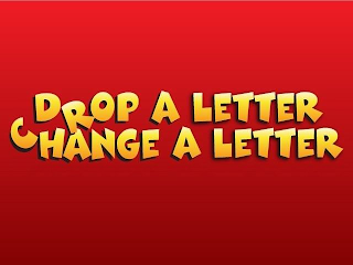 DROP A LETTER CHANGE A LETTER logo