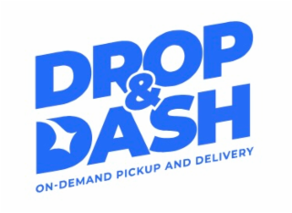 DROP & DASH ON-DEMAND PICKUP AND DELIVERY logo