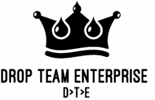 DROP TEAM ENTERPRISE D>T>E logo
