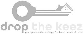 DROP THE KEEZ YOUR PERSONAL CONCIERGE FOR TOTAL PEACE OF MIND logo