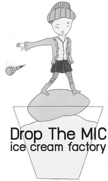 DROP THE MIC ICE CREAM FACTORY logo