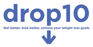 DROP10 FEEL BETTER. LOOK BETTER. ACHIEVE YOUR WEIGHT LOSS GOALS. logo