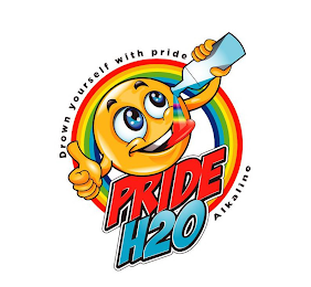 DROWN YOURSELF WITH PRIDE PRIDE H2O ALKALINE logo