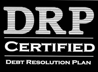 DRP CERTIFIED DEBT RESOLUTION PLAN logo