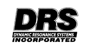 DRS DYNAMIC RESONANCE SYSTEMS INCORPORATED logo