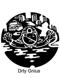 DRTY GNIUS logo